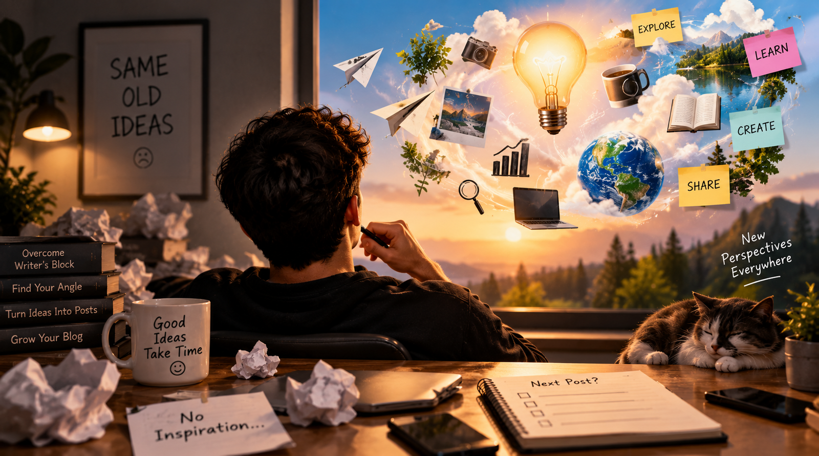 How to Come Up With Blog Ideas When You Have No Inspiration